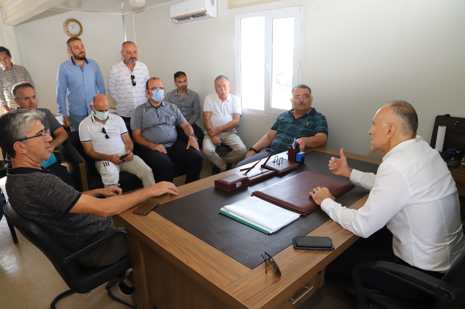 BAYINDIR TDİOSB’DE ERGENLİ DERE ISLAH ÇALIŞMALARI YERİNDE İNCELENDİ